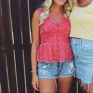 Abercrombie & Fitch floral top
